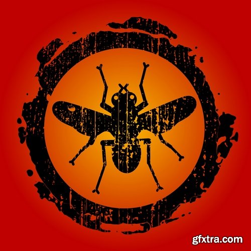 Collection of vector image Zika virus infection insect mosquito vector 25 EPS