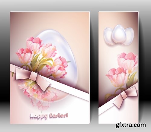 Collection of vector banner background is a picture gift card flower festival 25 EPS