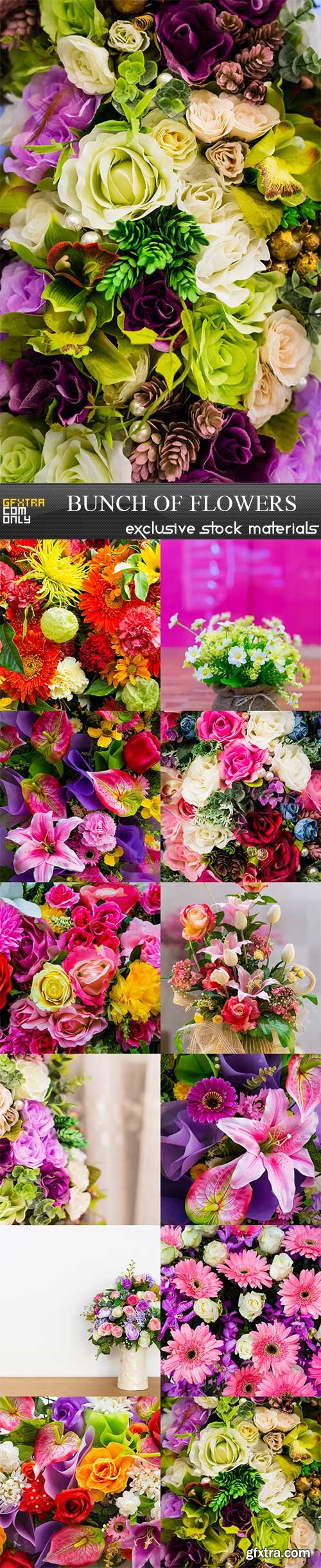 Bunch of flowers, 12 x UHQ JPEG