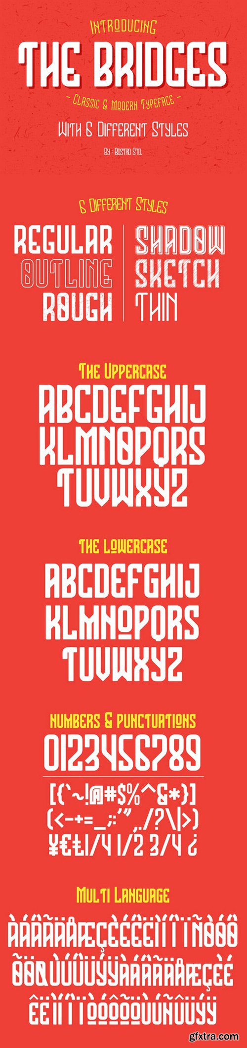 CM - The Bridges Typeface 533025