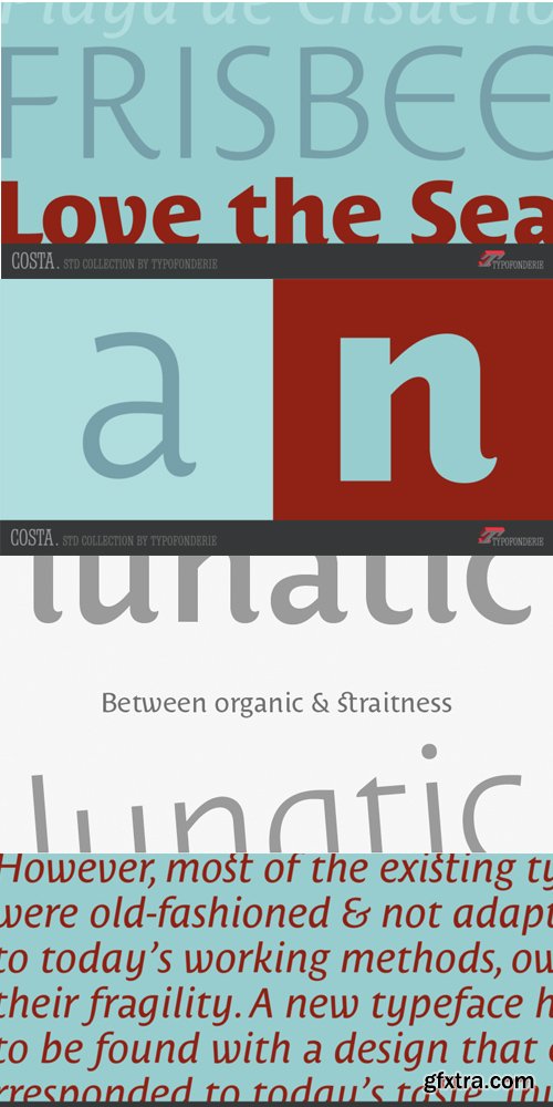 Costa Std Font Family $245