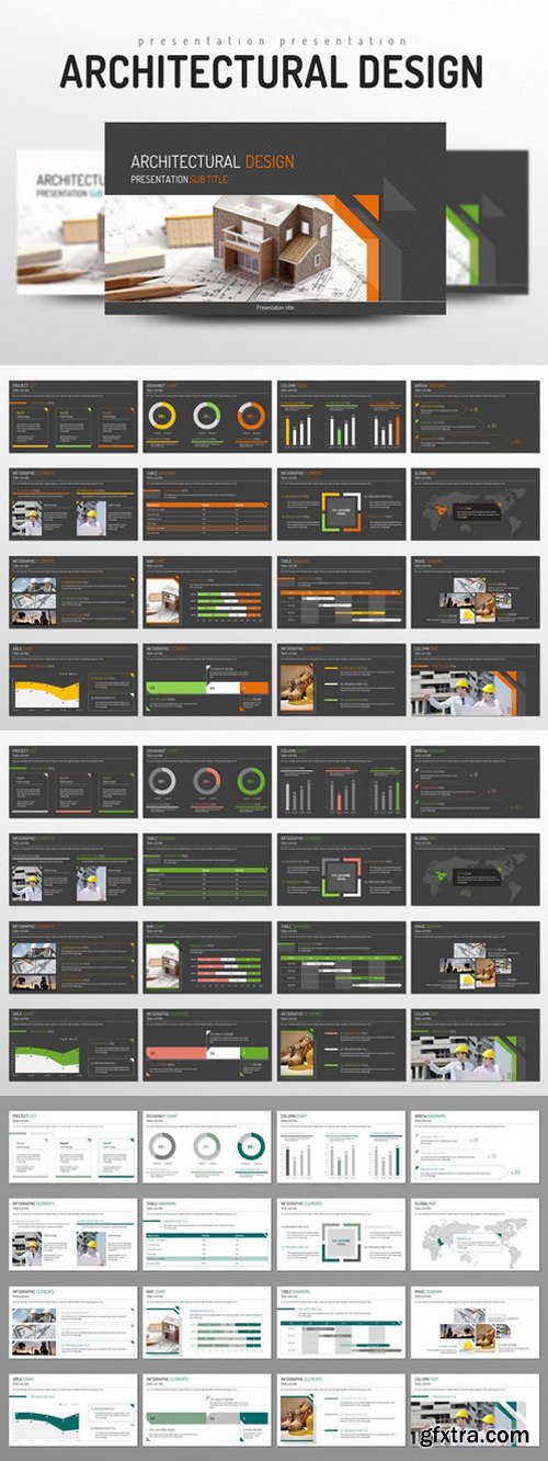 CM - Architectural Design PowerPoint Templates 332873