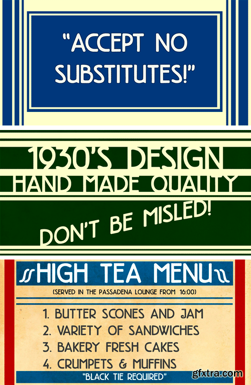 High Tea Font