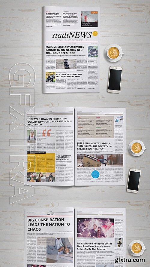 CM - StadtNews Newspaper Template 528534