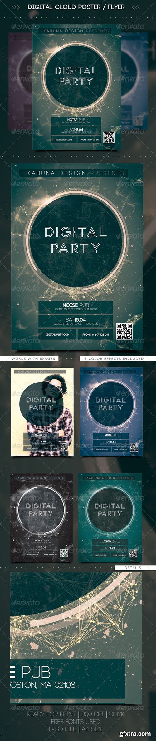 GraphicRiver Digital Cloud Poster Flyer 7108064