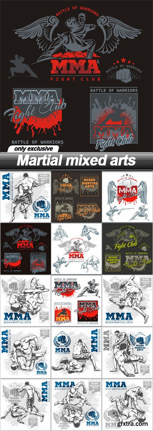 Martial mixed arts - 15 EPS