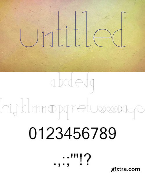 Untitled font