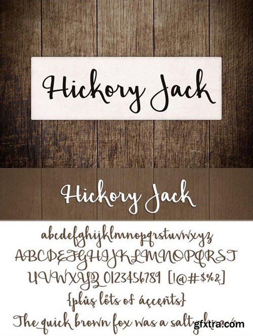 Hickory Jack font