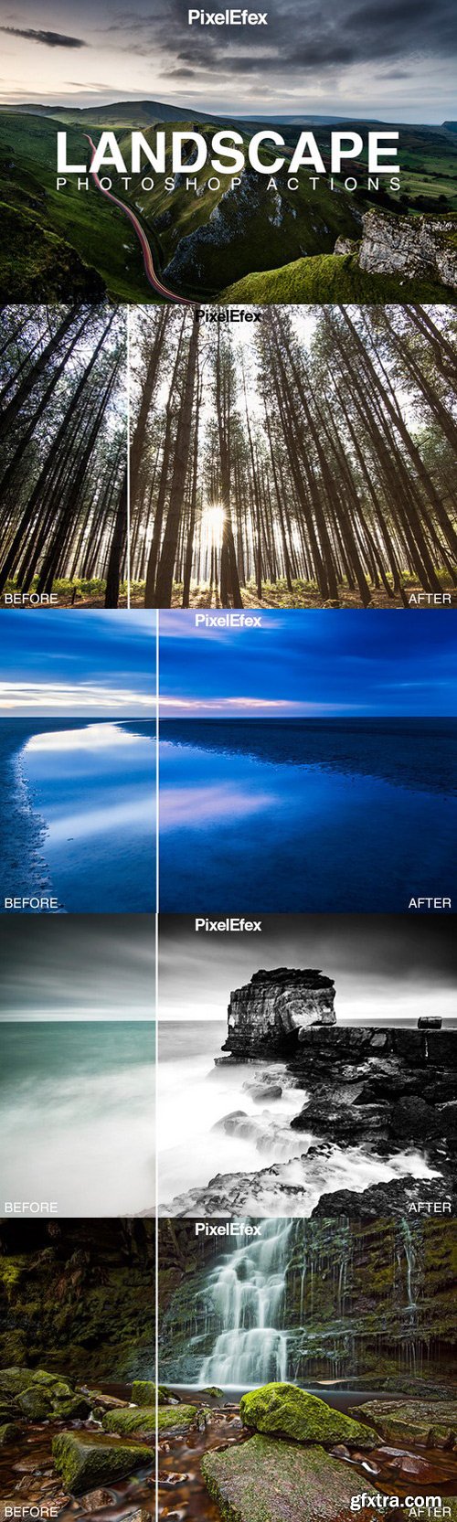 CM - Landscape Photoshop Actions 537018