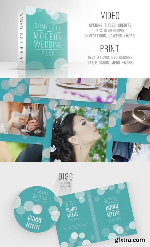 Videohive - 6928975 - Complete Modern Wedding Pack