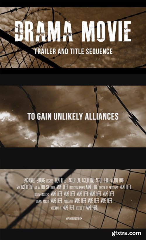 Videohive - 8467581 - Drama Movie Trailer and Titles