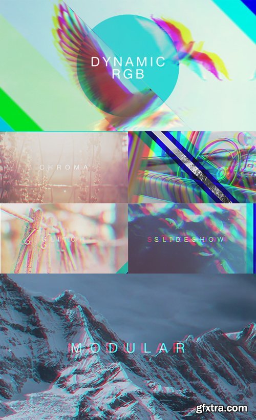 Videohive - 12451303 - Dynamic RGB Slideshow