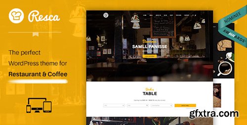 ThemeForest - WordPress Restaurant Theme - Resca v1.11 - 12124219