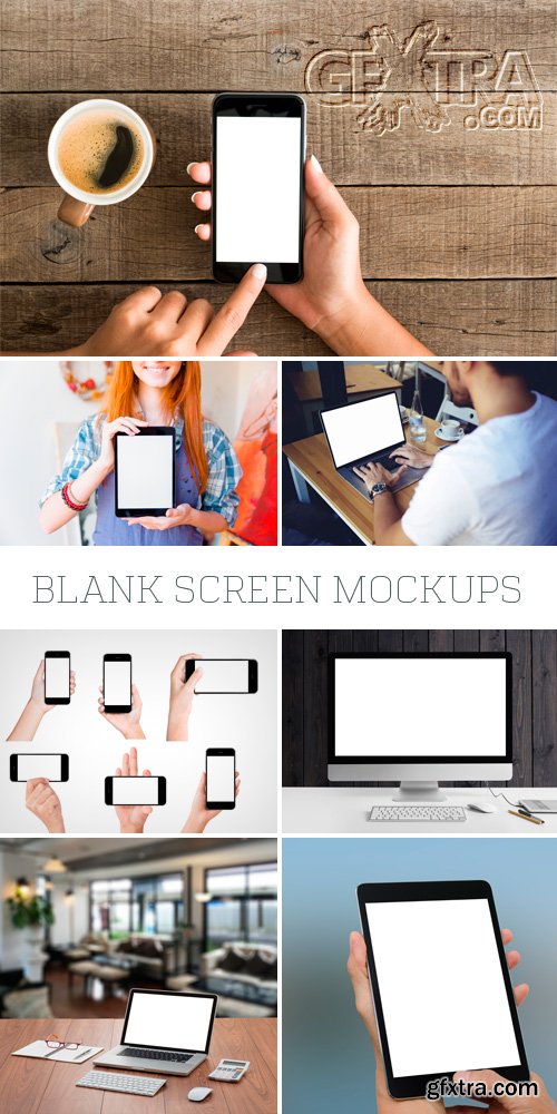 Amazing SS - Blank Screen Mockups, 25xJPGs