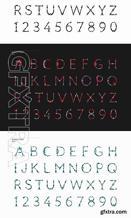 CM - Robot Font 527294