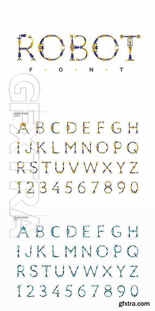 CM - Robot Font 527294