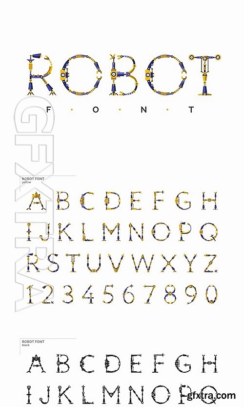 CM - Robot Font 527294