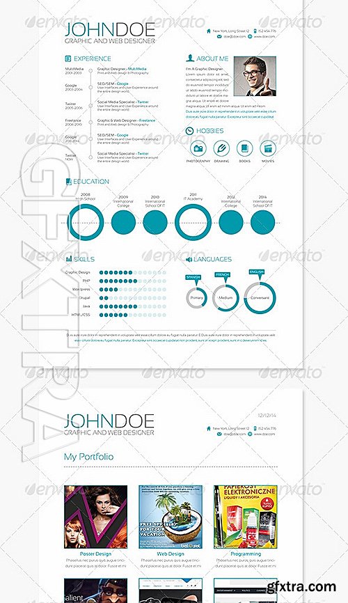 GraphicRiver - 3-Piece Resume 7449993