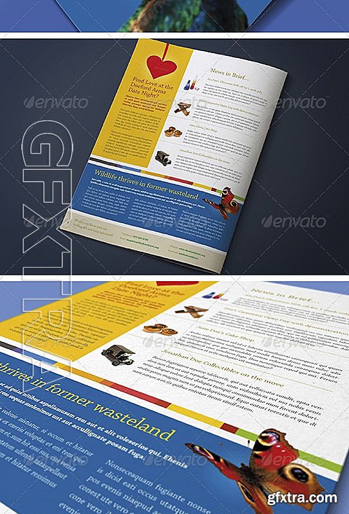 GraphicRiver - 4 Page A4 and US Letter Newsletter 5261874