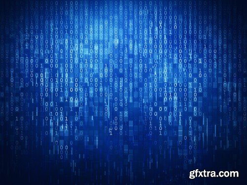 Digital Waves Backgrounds - 10x JPEGs