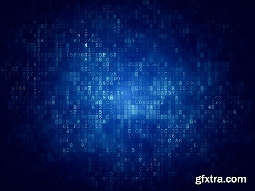 Digital Waves Backgrounds - 10x JPEGs