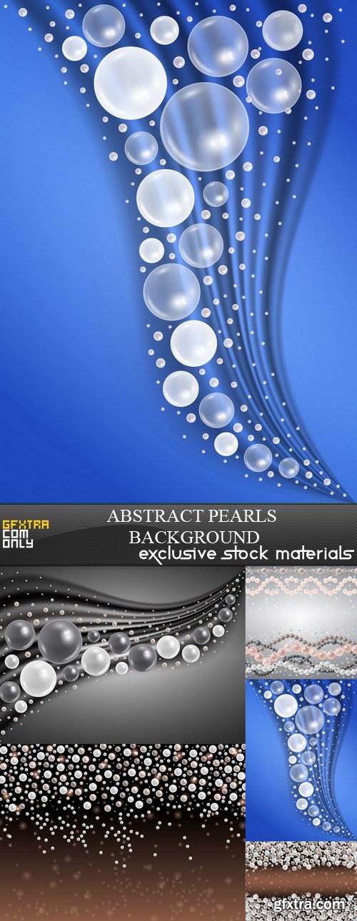 Abstract Pearls Background - 5 EPS