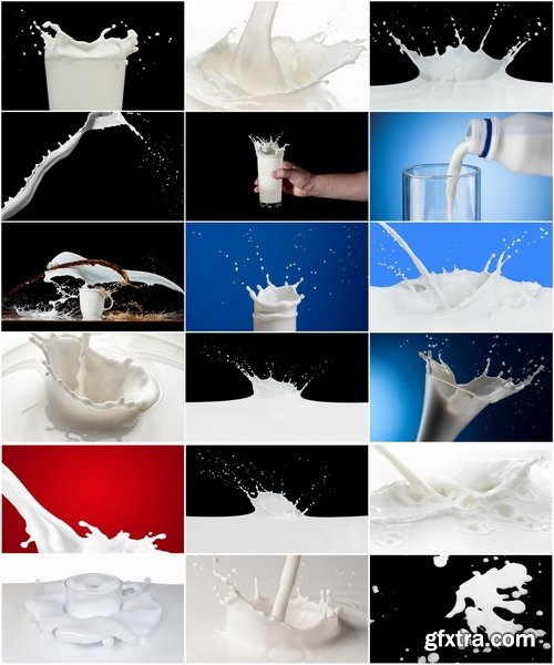 Collection dairy spray stream 25 HQ Jpeg