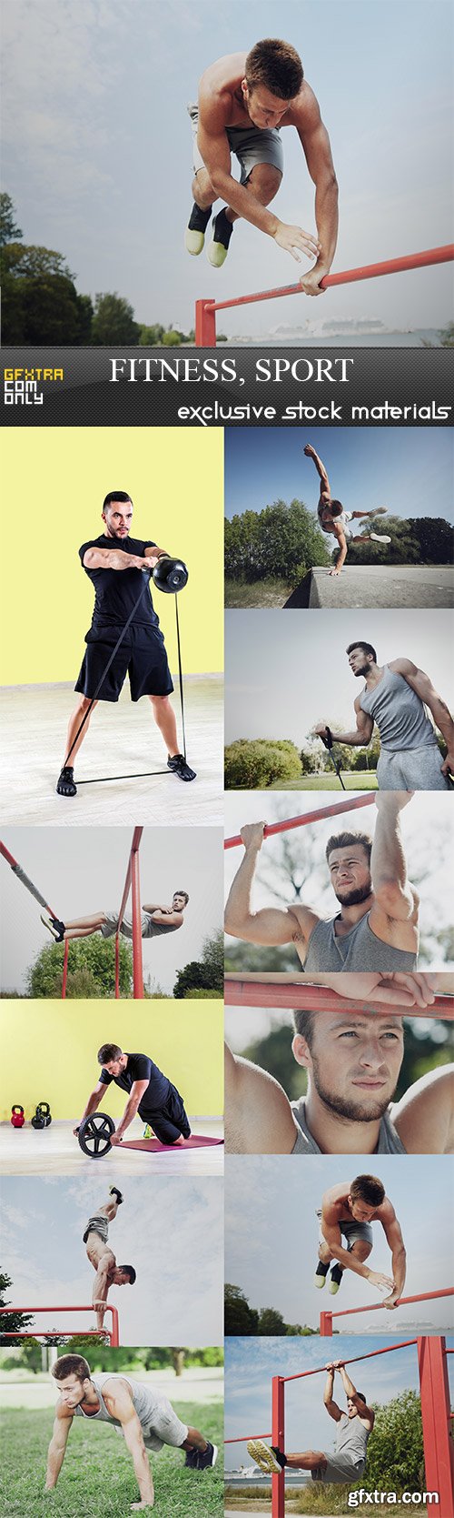 Fitness sport, 11  x  UHQ JPEG