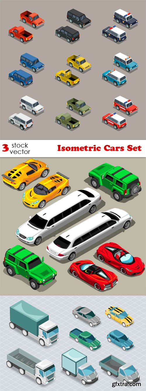 Vectors - Isometric Cars Set