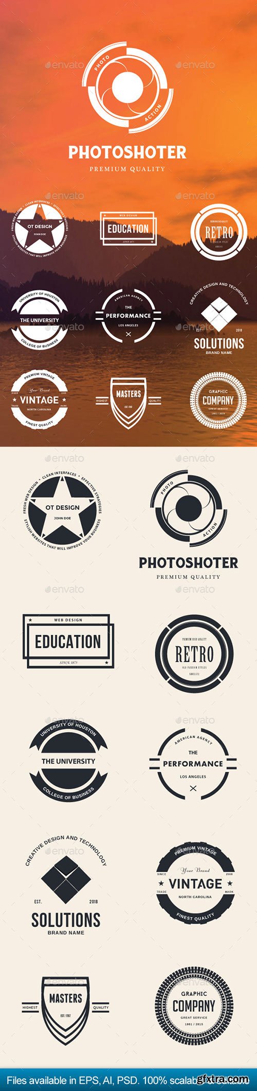 GraphicRiver - Modern Retro Badges Vol. 2 11293105