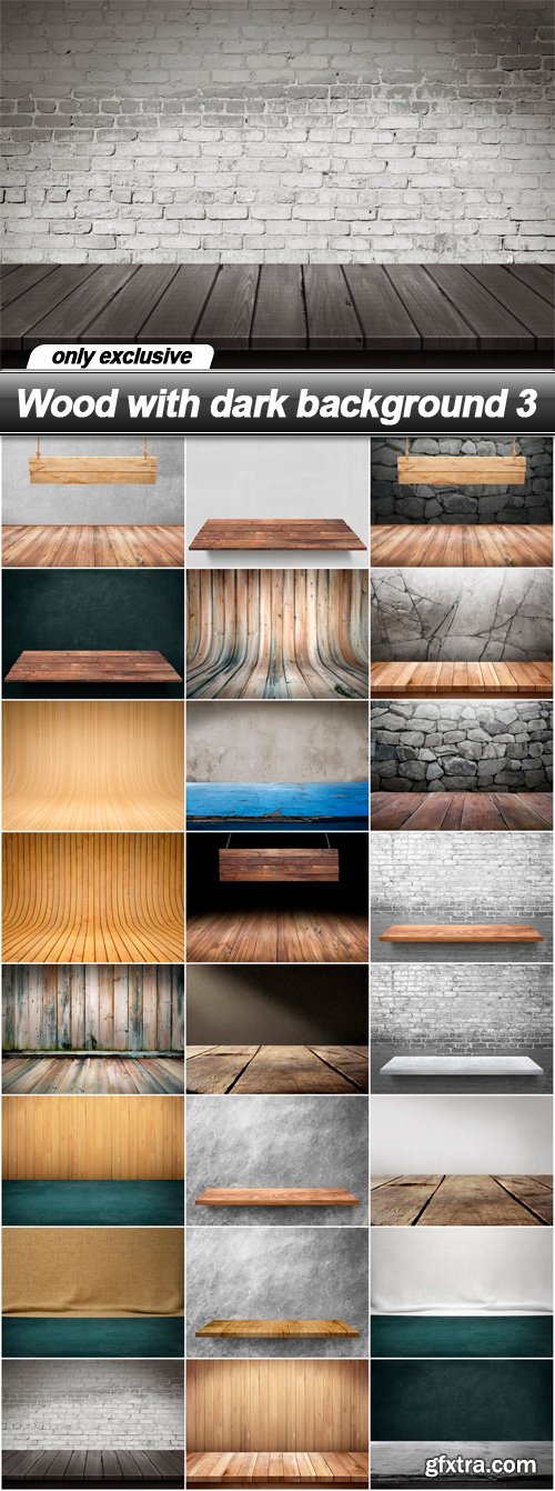 Wood with dark background 3 - 24 UHQ JPEG