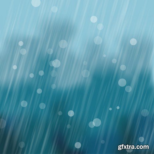 Rain on blue Abstract background 10X JPEG