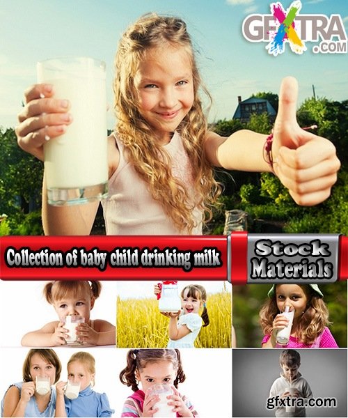 Collection of baby child drinking milk healthy eating 25 HQ Jpeg