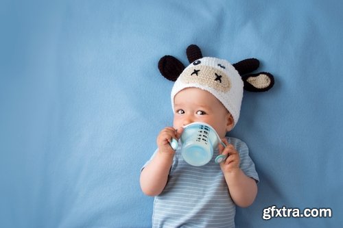 Collection of baby child drinking milk healthy eating 25 HQ Jpeg