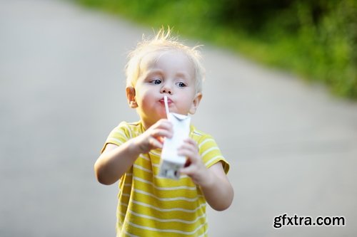 Collection of baby child drinking milk healthy eating 25 HQ Jpeg