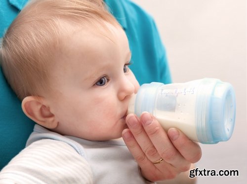 Collection of baby child drinking milk healthy eating 25 HQ Jpeg