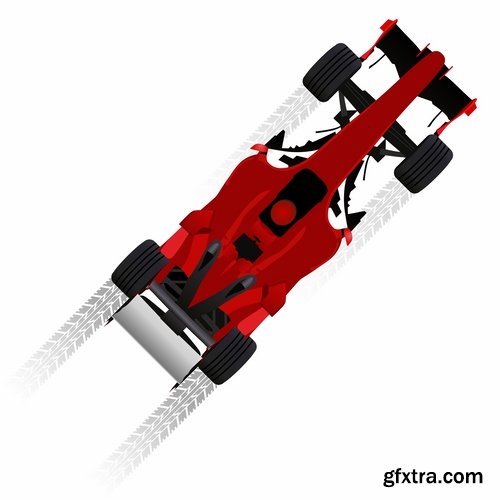 Collection of vector image Formula 1 car speed supercar 25 EPS