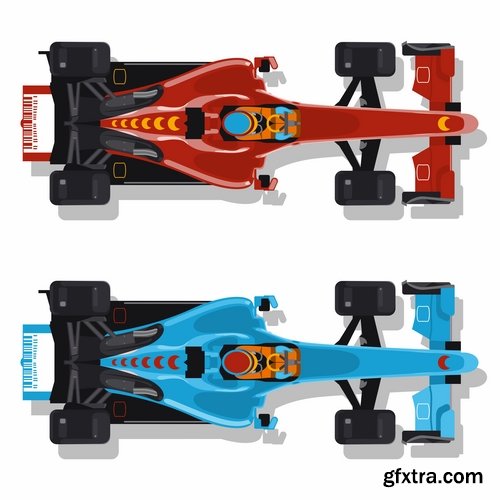 Collection of vector image Formula 1 car speed supercar 25 EPS