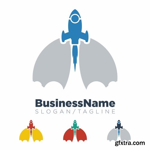 Collection picture vector logo illustration of the business campaign 23-25 EPS