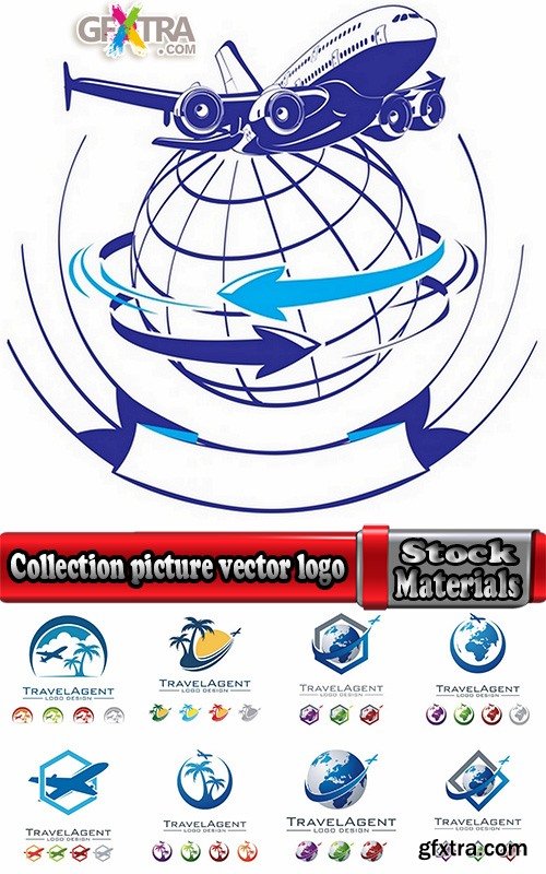 Collection picture vector logo illustration of the business campaign 23-25 EPS