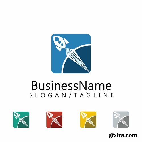 Collection picture vector logo illustration of the business campaign 23-25 EPS