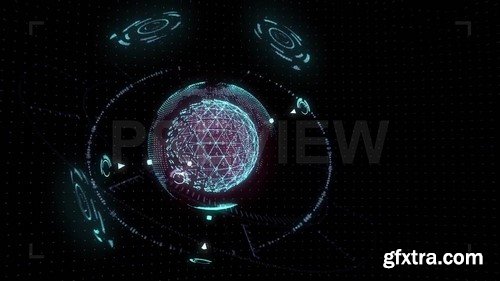 Motion Array - Holographic Earth Video Footage