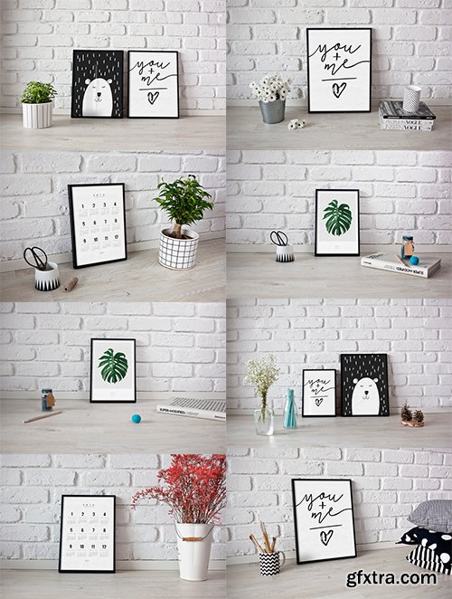 Creativemarket Frame vol. 1 - 12 Photo Mockups 524051