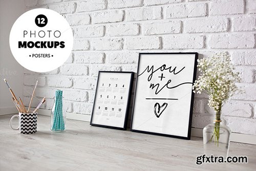 Creativemarket Frame vol. 1 - 12 Photo Mockups 524051