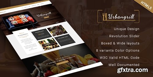 ThemeForest - Urbanrgill v2.0 - HTML5 Restaurant Template - 12340336