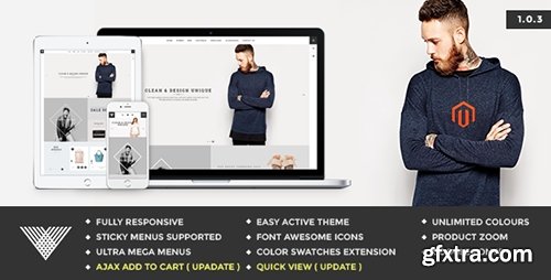 ThemeForest - Vintage v1.0.3 - Minimal Ecommerce Megento Theme - 10797839