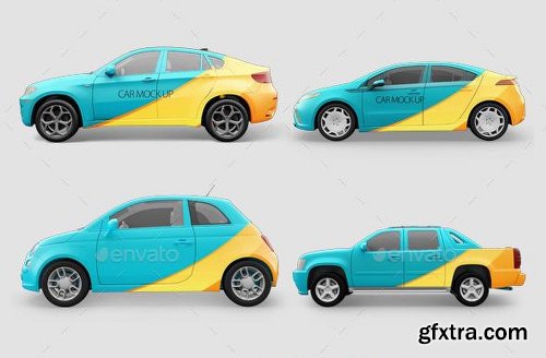 Graphicriver 18 Different Vehicle Mock Up 12645791