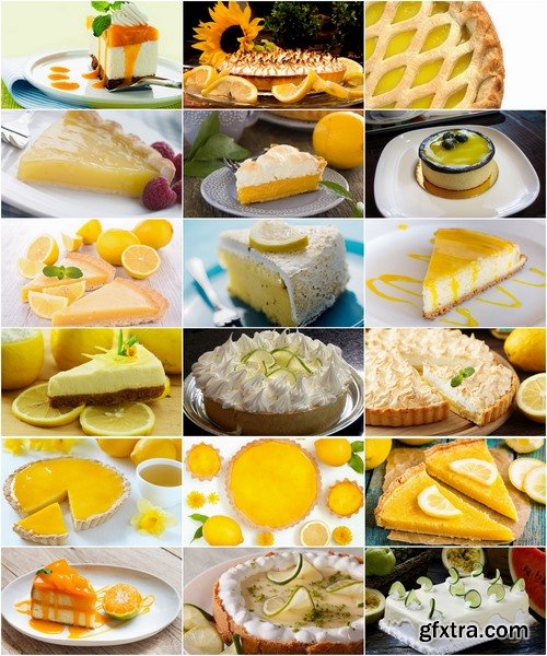 Collection of lemon cake pastry pie 25 HQ Jpeg