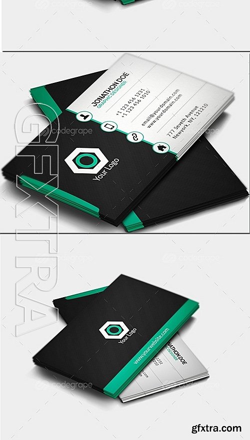 Business Card Stylish Modern 6051