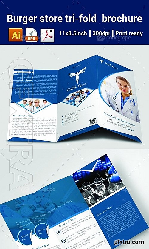 Health Care Tri-fold Brochure 6299